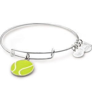 Alex and Ani Silver Team USA Tennis Charm Bangle
